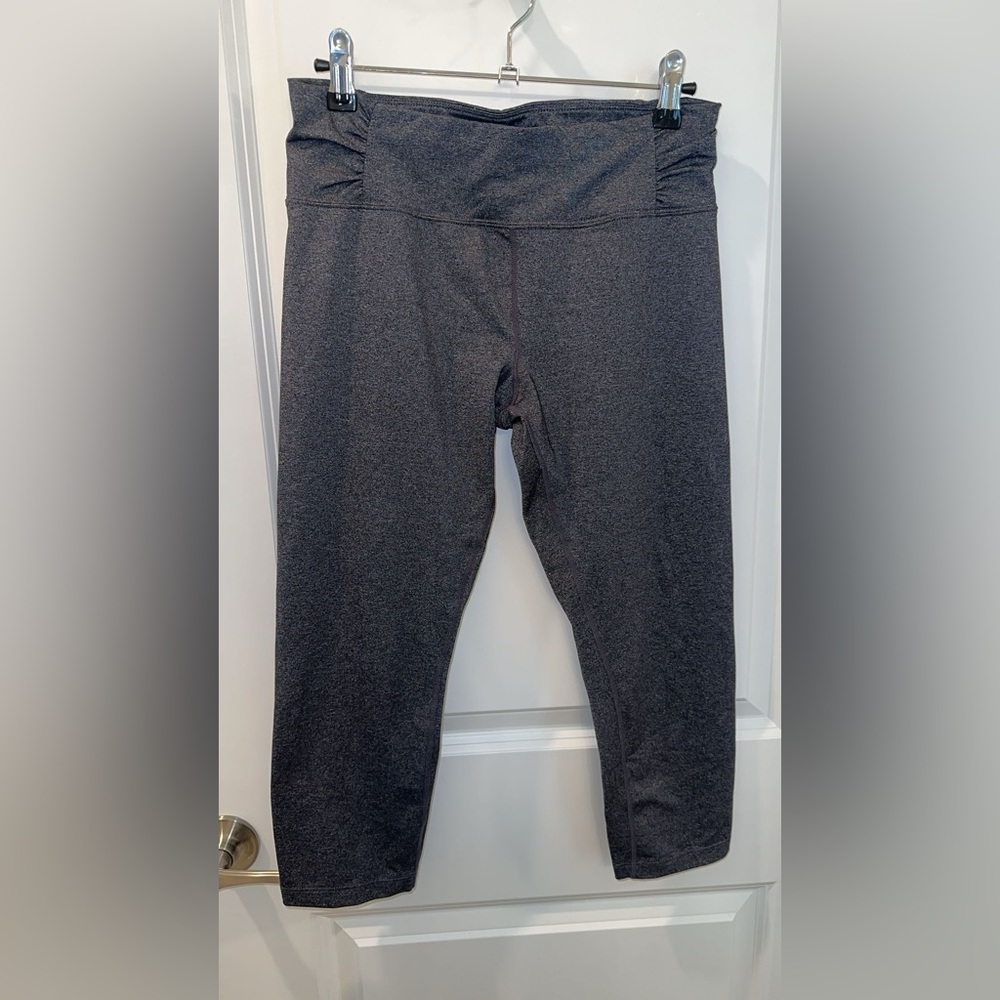 CALVIN KLEIN WOMEN'S HIGH WAIST MED LEGGINGS GRAY